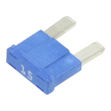 Siguranță Auto 15A 58VDC Mini 11,8mm | Electronic-mag.ro | Componente Electronice