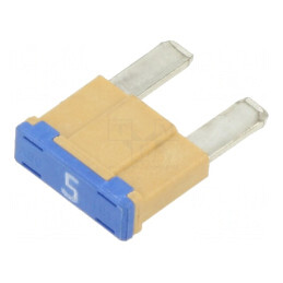 Siguranţă auto 5A 58VDC Mini 11,8mm | Electronic-mag.ro | Componente Electronice