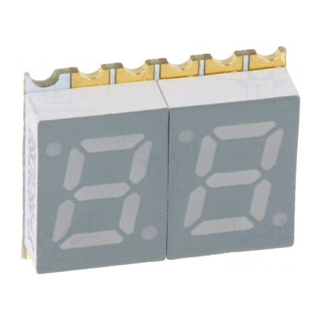 Afişaj LED 7 Segmente 7mm Roșu 0,28" | Electronic-mag.ro | Componente Electronice