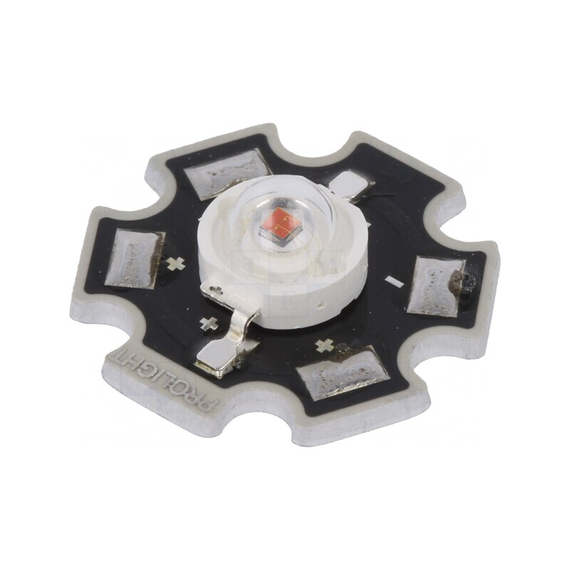 LED Putere Ambră 3W 700mA 130° | Electronic-mag.ro | Componente Electronice