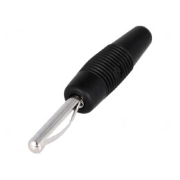 Mufă Banană 4mm 30A Neagră | Electronic-mag.ro | Componente Electronice
