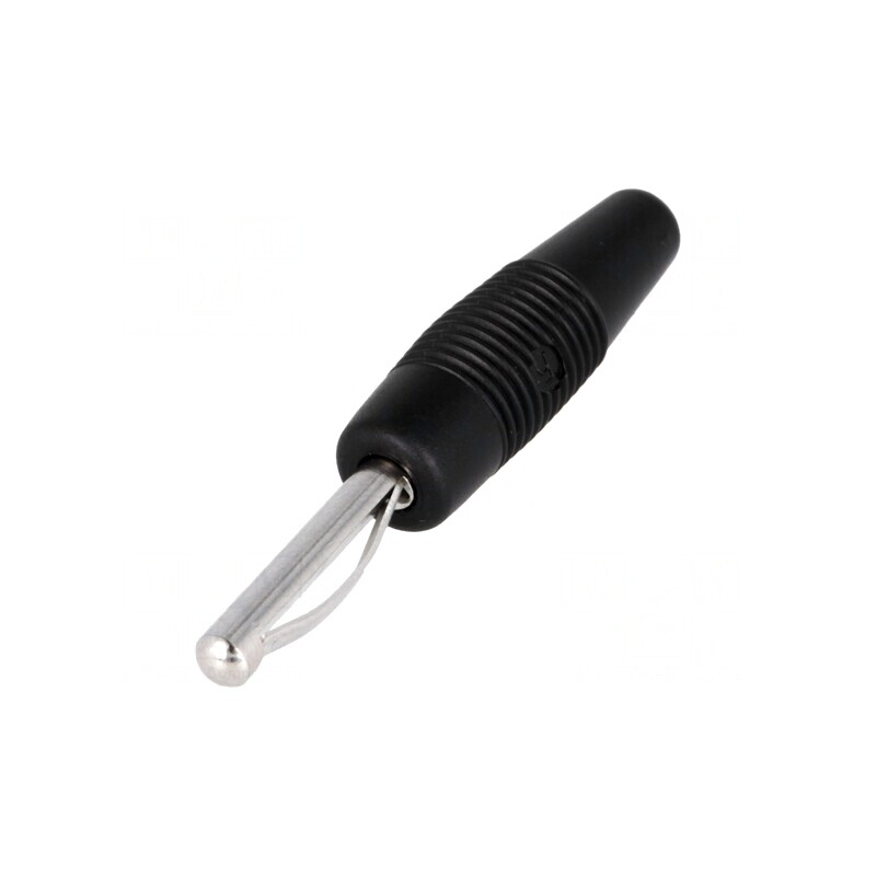 Mufă Banană 4mm 30A Neagră | Electronic-mag.ro | Componente Electronice