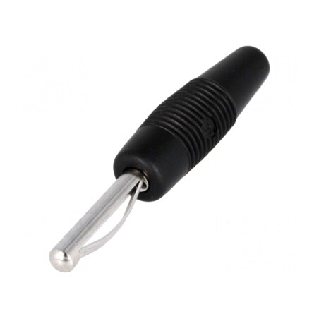 Mufă Banană 4mm 30A Neagră | Electronic-mag.ro | Componente Electronice