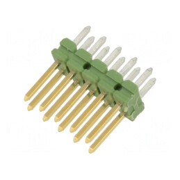 Şir pini AMPMODU 10 pini 2,54mm THT | Electronic-mag.ro | Componente Electronice