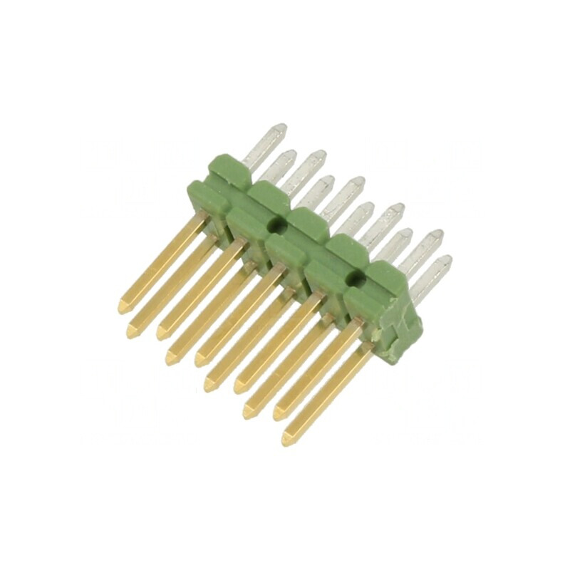 Şir pini AMPMODU 10 pini 2,54mm THT | Electronic-mag.ro | Componente Electronice