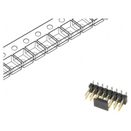 Conector Pin Header Vertical 16 Pini 2.54mm BERGSTIK | Electronic-mag.ro | Componente Electronice