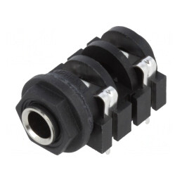 Soclu Jack 6,3mm Mono 2 Pini 90° THT | Electronic-mag.ro | Componente Electronice