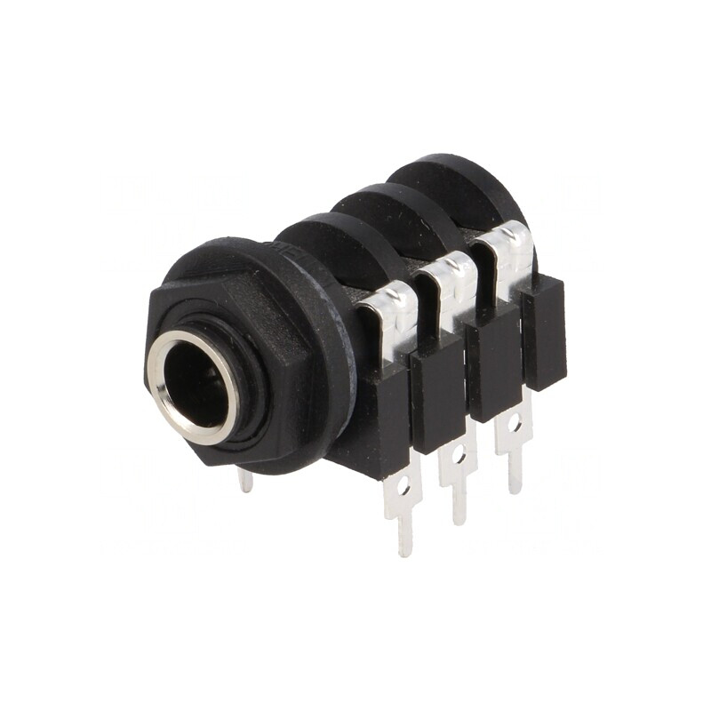 Soclu Jack 6,3mm Stereo cu Întrerupător Dublu | Electronic-mag.ro | Componente Electronice