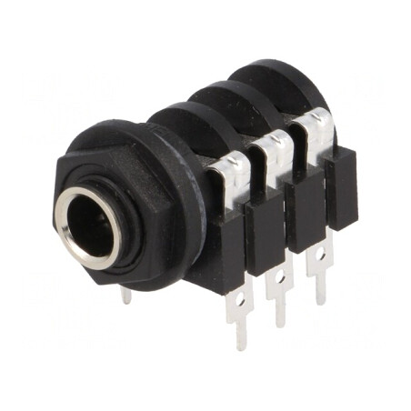 Soclu Jack 6,3mm Stereo cu Întrerupător Dublu | Electronic-mag.ro | Componente Electronice
