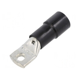 Vârf Inelar Tubular M6 Crimpat 35mm2 Negru | Electronic-mag.ro | Componente Electronice