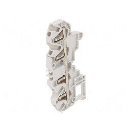 Conector de îmbinare șine 0,2-2,5mm² 4 borne gri SNK | Electronic-mag.ro | Componente Electronice