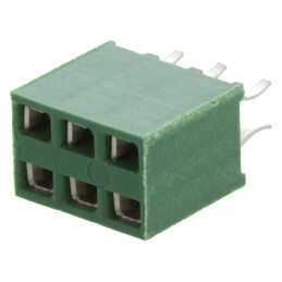 Soclu pini 6 drept 2,54mm THT 2x3 | Electronic-mag.ro | Componente Electronice