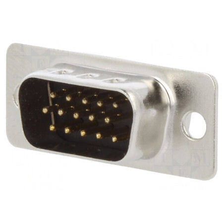 Conector D-Sub HD 15-Pin Aurit pentru Cablu | Electronic-mag.ro | Componente Electronice