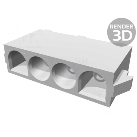 Soclu cablu-placă Universal MATE-N-LOK 6,35mm 4 pini | Electronic-mag.ro | Componente Electronice