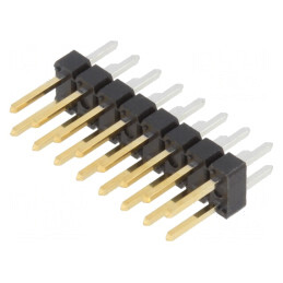 Conector cu pini BERGSTIK II 16 pini 2.54mm THT FCI | Electronic-mag.ro | Componente Electronice