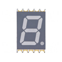 Afișaj LED 7 Segmente 10mm Albastru | Electronic-mag.ro | Componente Electronice
