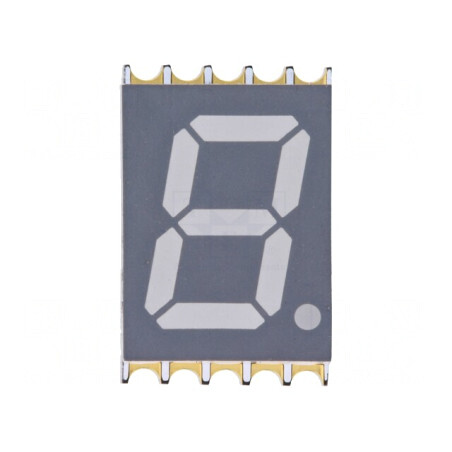 Afișaj LED 7 Segmente 10mm Albastru | Electronic-mag.ro | Componente Electronice