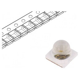 Emiţător IR Transparent 590mW 55° 700mA 840-870nm