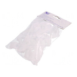 Clips tip curea albă 65mm 25buc Ø22mm | Electronic-mag.ro | Componente Electronice