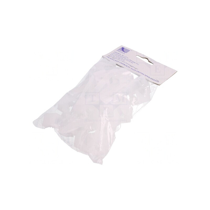 Clips tip curea albă 65mm 25buc Ø22mm | Electronic-mag.ro | Componente Electronice Clips tip curea albă 65mm 25buc Ø22mm | Electronic-mag.ro | Componente Electronice