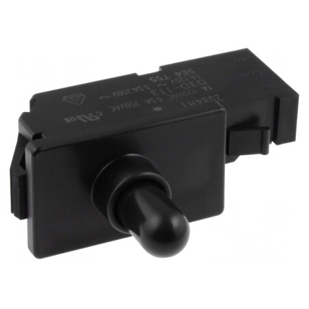Comutator Ușă SPDT 0,5A/250VAC Negru | Electronic-mag.ro | Componente Electronice