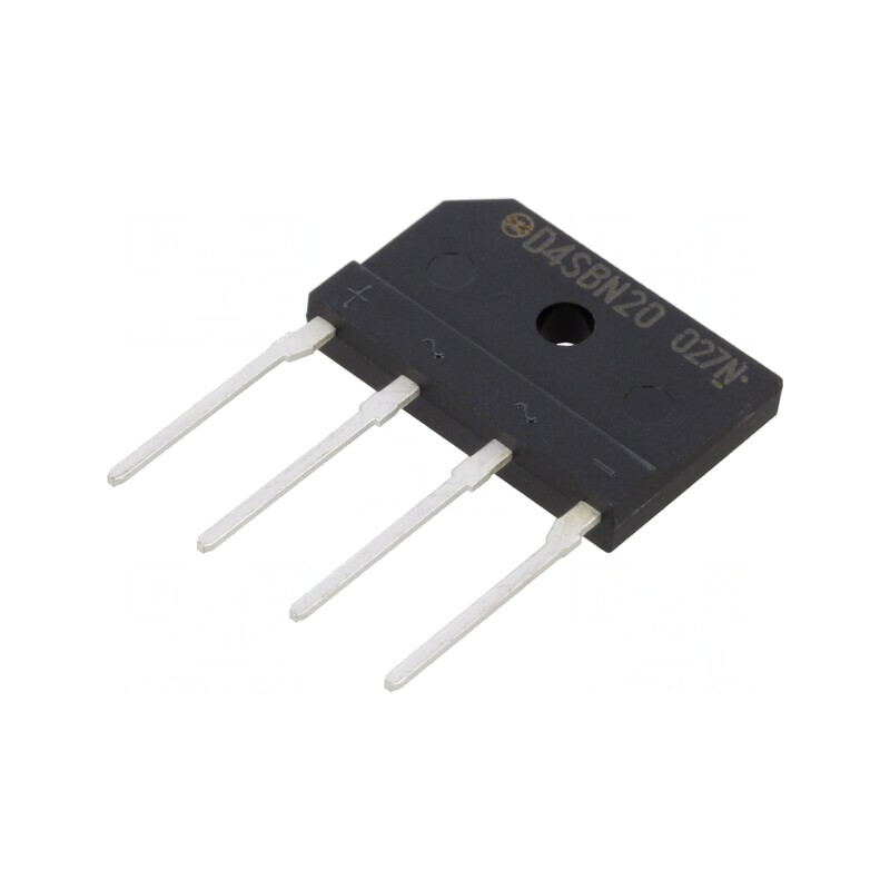 Punte Redresoare Monofazată 200V 4A | Electronic-mag.ro | Componente Electronice