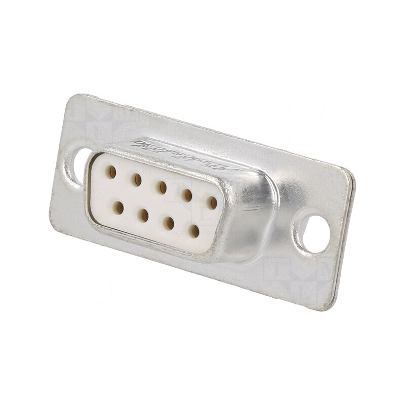 Conector D-Sub 9-Pin Soclu Mamă pentru Panou 5A | Electronic-mag.ro | Componente Electronice