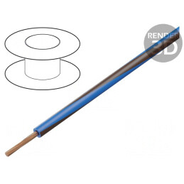 Cablu Electric Cupru 1,5mm² PVC Albastru-Maro 300V/500V | Electronic-mag.ro | Componente Electronice