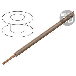 Cablu PVC maro deschis 1,5mm2 300V/500V | Electronic-mag.ro | Componente Electronice