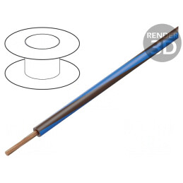 Cablu Electric PVC 1,5mm2 Maro-Albastru | Electronic-mag.ro | Componente Electronice