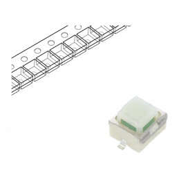 Microîntrerupător TACT SPST-NO SMT 12V 0,005A