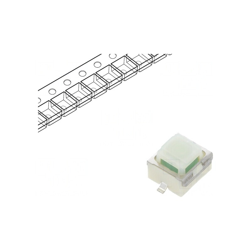 Microîntrerupător TACT SPST-NO SMT 12V 0,005A | Electronic-mag.ro | Componente Electronice