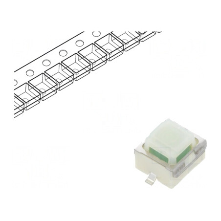 Microîntrerupător TACT SPST-NO SMT 12V 0,005A | Electronic-mag.ro | Componente Electronice