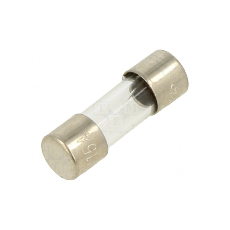 Siguranță 15A 250V Sticlă 5x15mm | Electronic-mag.ro | Componente Electronice Siguranță 15A 250V Sticlă 5x15mm | Electronic-mag.ro | Componente Electronice
