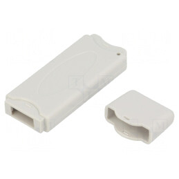 Carcasă USB ABS gri 23x71x8,7mm | Electronic-mag.ro | Componente Electronice
