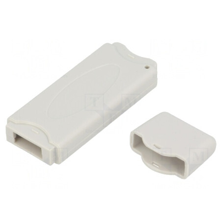 Carcasă USB ABS gri 23x71x8,7mm | Electronic-mag.ro | Componente Electronice