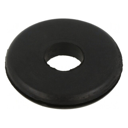 Manșon de Guma Neagra 31,75mm x 12,7mm | Electronic-mag.ro | Componente Electronice