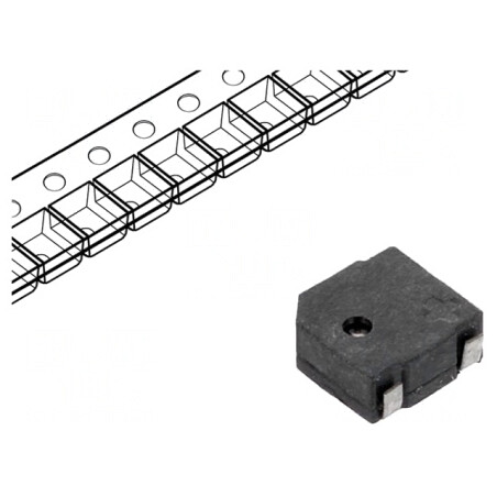 Semnalizator Electromagnetic SMD 4000Hz | Electronic-mag.ro | Componente Electronice