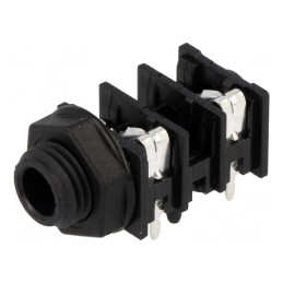 Soclu Jack 6,3mm Mono cu Întrerupător Dublu | Electronic-mag.ro | Componente Electronice