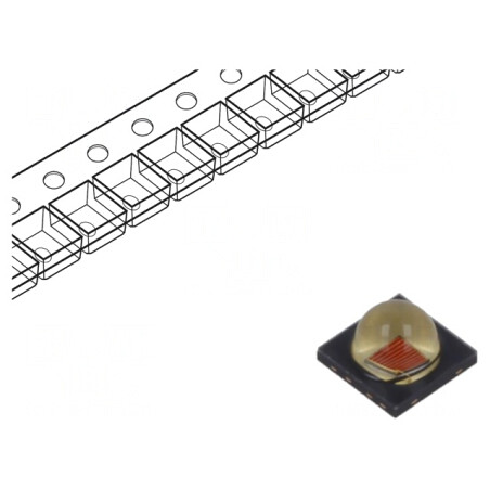 LED SMD Ambră 52-112lm 90° | Electronic-mag.ro | Componente Electronice