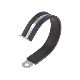 Clipsuri Oțel cu Protecție EPDM 50mm x 15mm | Electronic-mag.ro | Componente Electronice