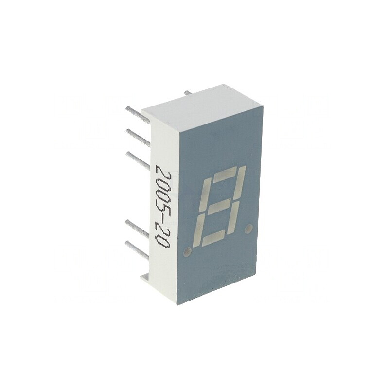 Afișaj LED 7 Segmente 7.62mm Roșu | Electronic-mag.ro | Componente Electronice