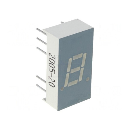 Afișaj LED 7 Segmente 7.62mm Roșu | Electronic-mag.ro | Componente Electronice