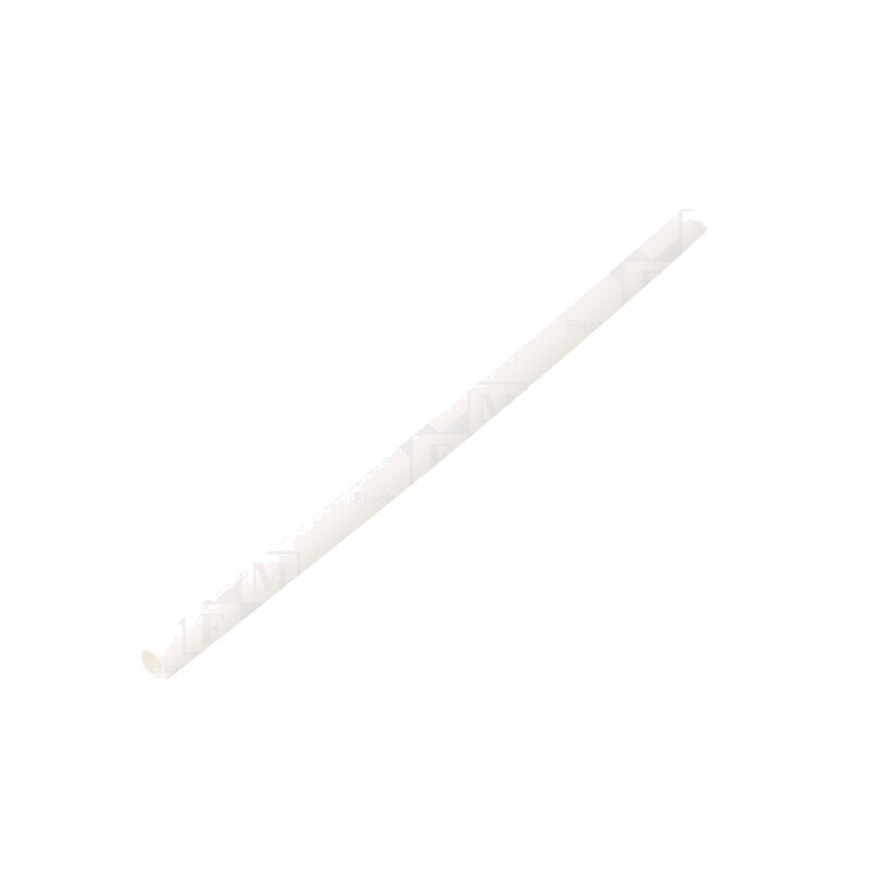Manșon Termocontractabil 3,2mm Alb 1m | Electronic-mag.ro | Componente Electronice