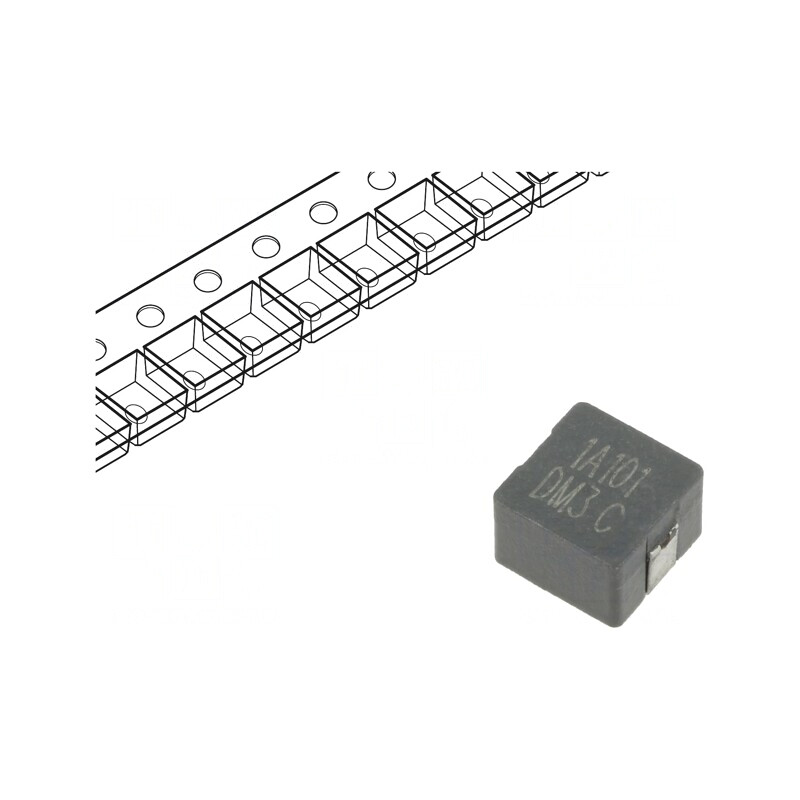 Inductor SMD 100uH 1.5A 240mΩ 20% | Electronic-mag.ro | Componente Electronice Inductor SMD 100uH 1.5A 240mΩ 20% | Electronic-mag.ro | Componente Electronice