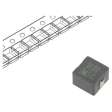 Inductor SMD 100uH 1.5A 240mΩ 20% | Electronic-mag.ro | Componente Electronice