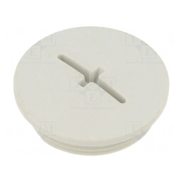 Capac Protecție IP68 Poliamidă Gri 8mm | Electronic-mag.ro | Componente Electronice