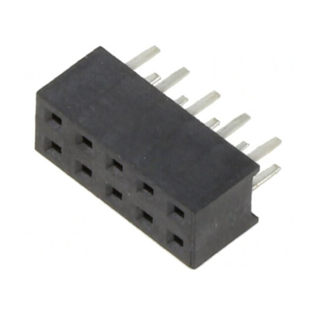 Soclu Pini Mamă 2mm 10-PIN THT pentru PCB | Electronic-mag.ro | Componente Electronice