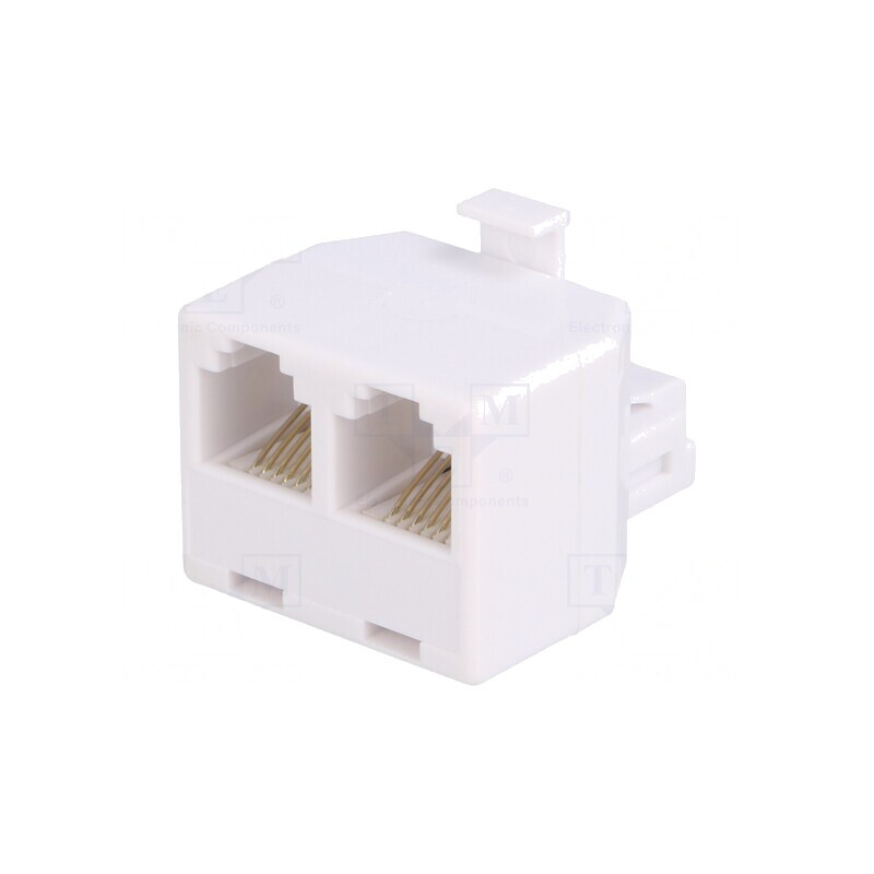 Splitter RJ12 6P6C 2-Porturi | Electronic-mag.ro | Componente Electronice Splitter RJ12 6P6C 2-Porturi | Electronic-mag.ro | Componente Electronice