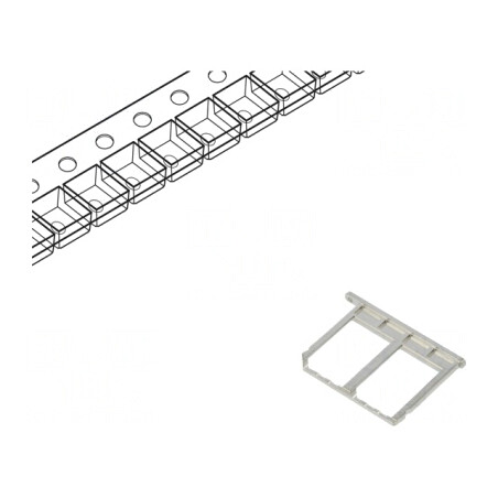 Sertar Conector Carduri 115S-BS00 | Electronic-mag.ro | Componente Electronice